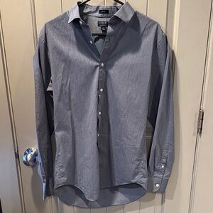 J. Crew Men's Gray Casual Button Down Shirt